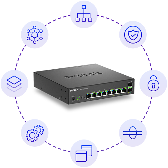 D-Link D-Link DMS-1250-10S | Switch Smart Managed 2.5 Gigabit · DEALBYTE · vista 6