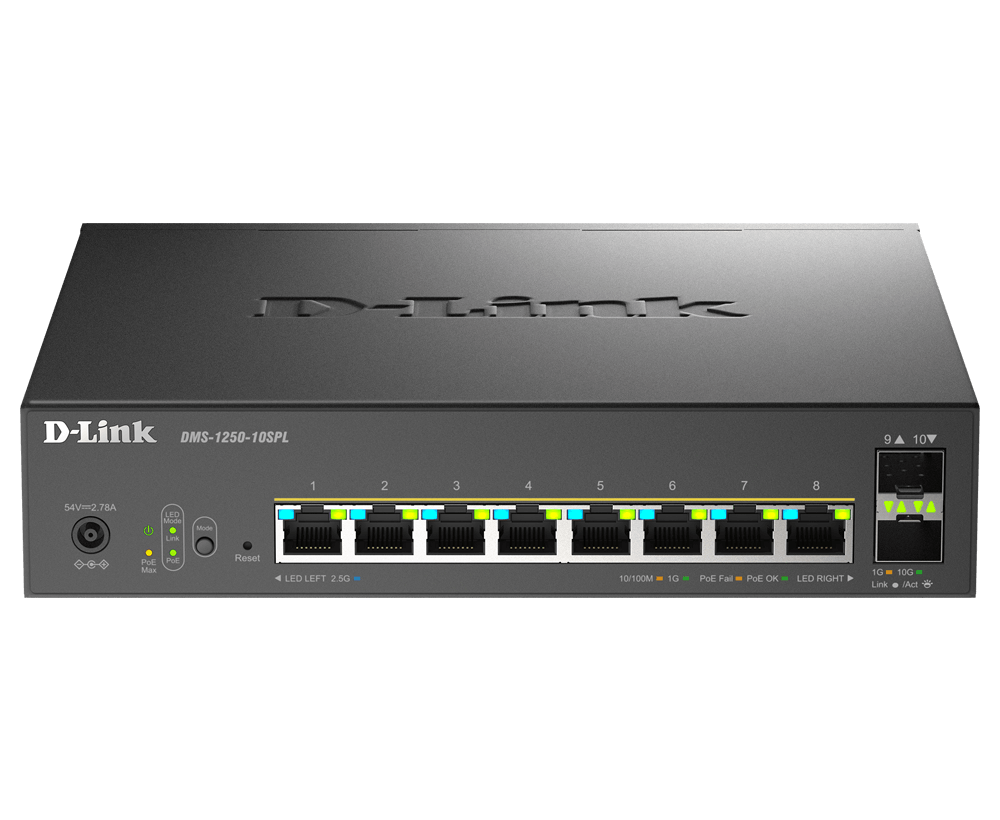 D-Link D-Link DMS-1250-10S | Switch Smart Managed 2.5 Gigabit · DEALBYTE · vista 1