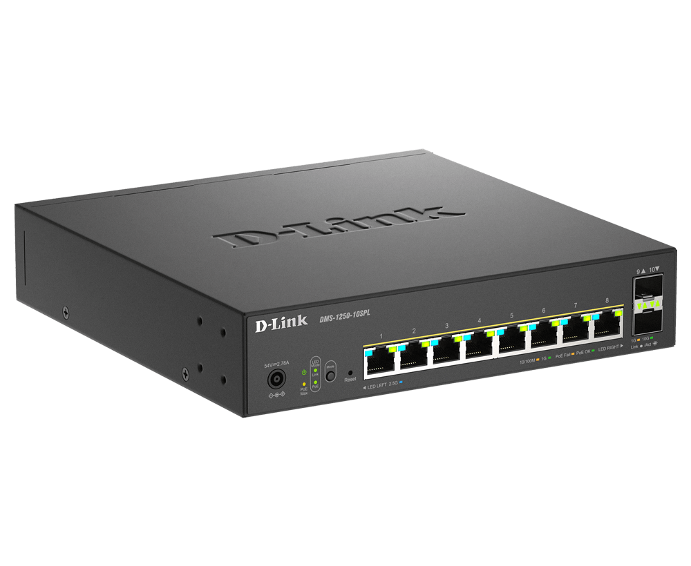 D-Link D-Link DMS-1250-10SP | Switch Smart Managed 2.5 Gigabit · DEALBYTE · vista 2