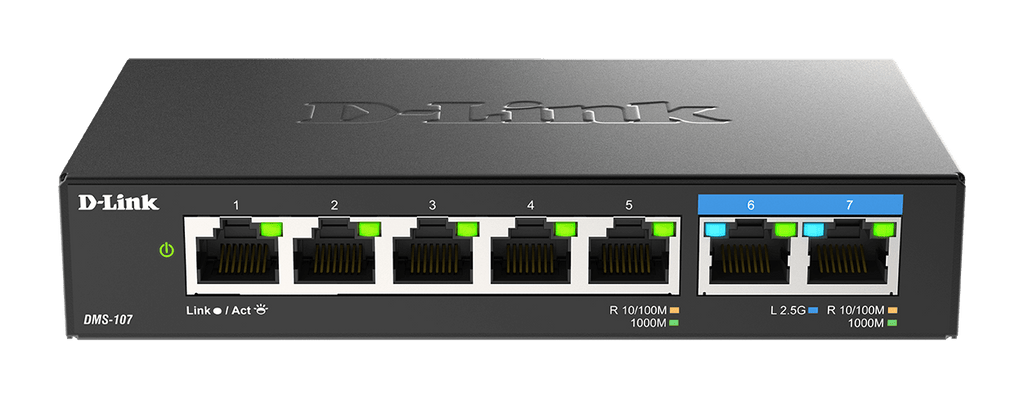 D-Link D-Link DMS-107 | Switch Ethernet sin gestión · DEALBYTE · vista 1