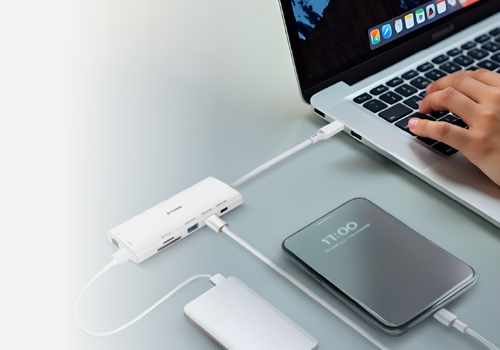 D-Link D-Link DUP-A01 | Hub USB y docking station · DEALBYTE · vista 5