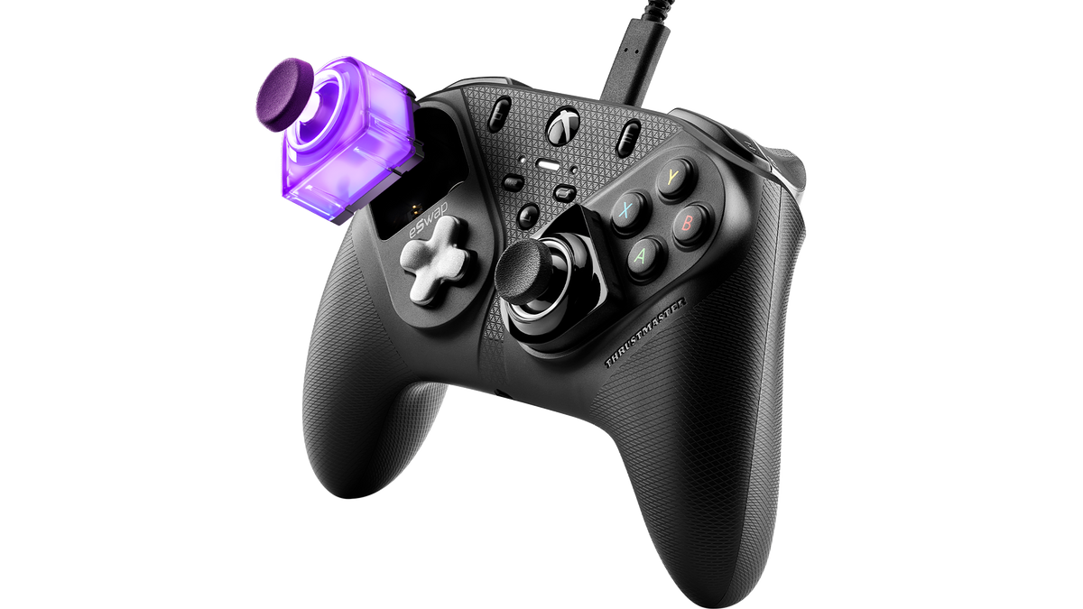 Thrustmaster ESWAP S5 MINI STICK LED VIOLET imagen 2 | DEALBYTE