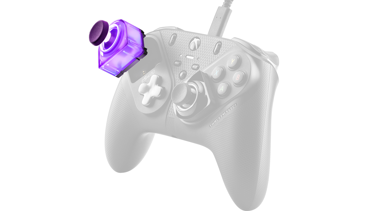 Thrustmaster ESWAP S5 MINI STICK LED VIOLET imagen 3 | DEALBYTE