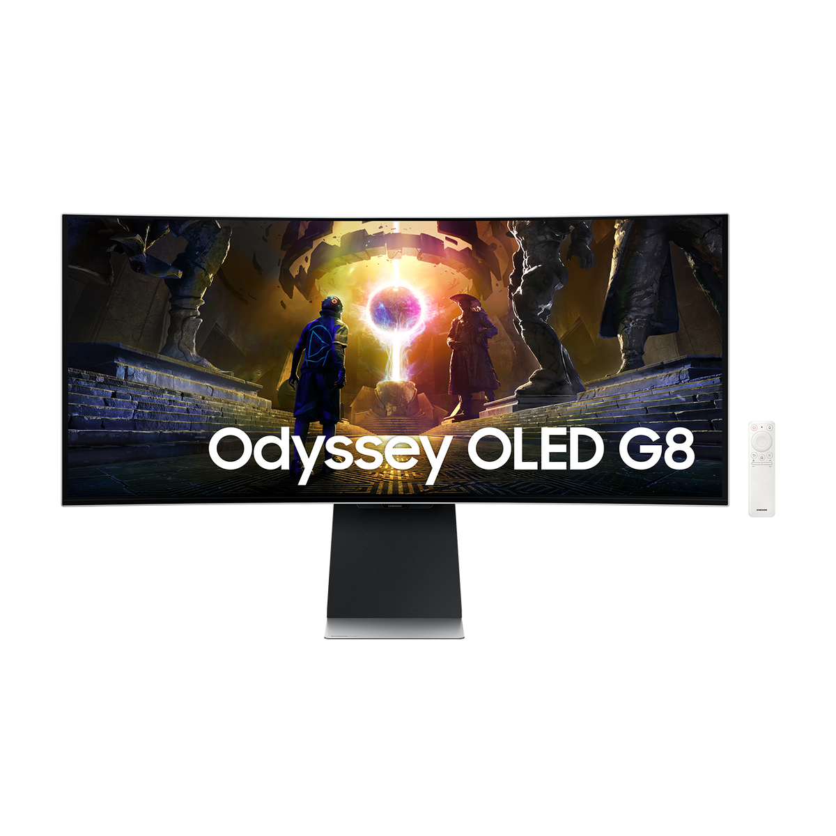 Samsung Samsung Odyssey G85SD 34" UWQHD OLED 175Hz FreeSync Curvo Plata · DEALBYTE · vista 1
