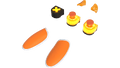 Thrustmaster ESWAP X LED ORANGE CRYSTAL PACK imagen 1 | DEALBYTE
