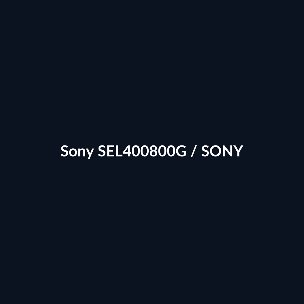 Sony SEL400800G - Sony - DEALBYTE