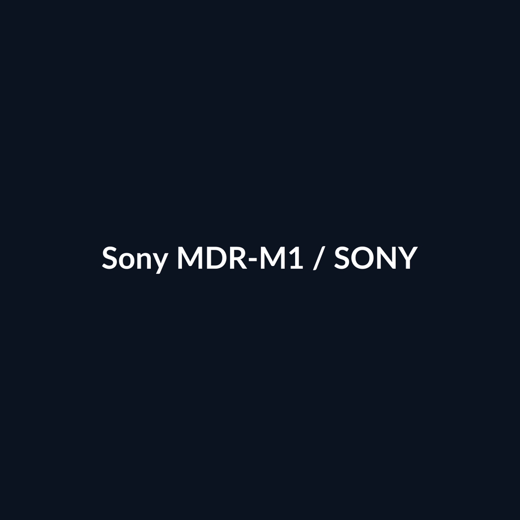 Sony MDR-M1 - Sony - DEALBYTE