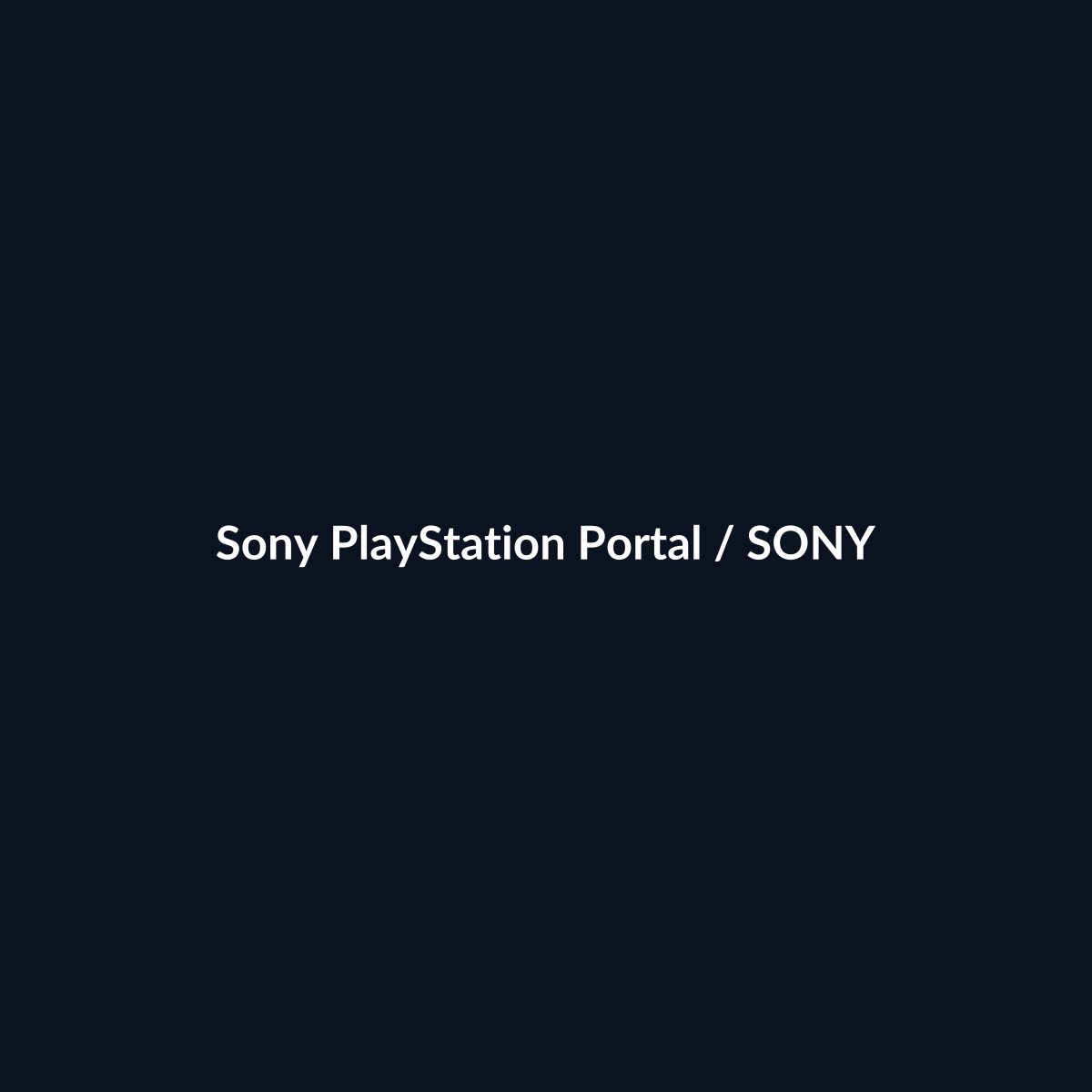 Sony PlayStation Portal - Sony - DEALBYTE