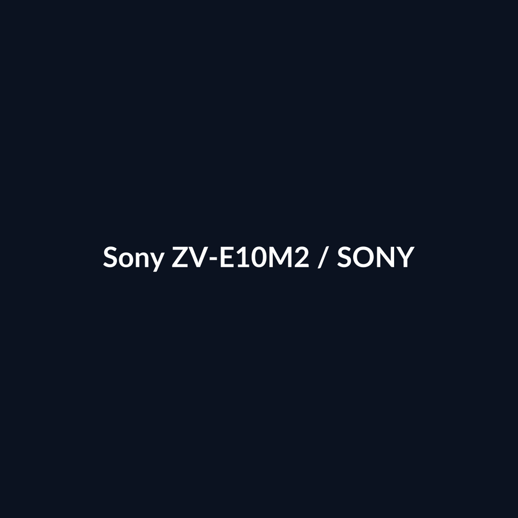 Sony ZV-E10M2 - Sony - DEALBYTE