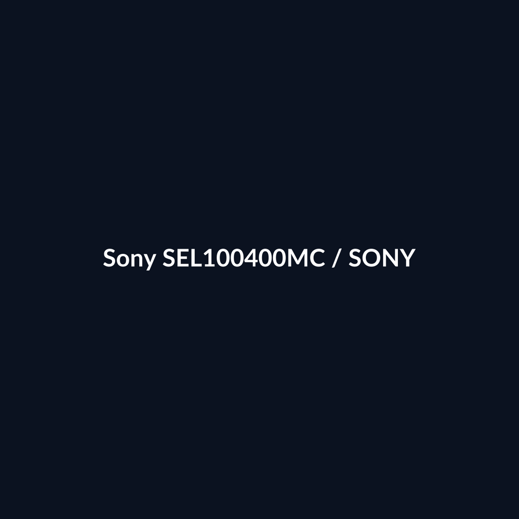 Sony SEL100400MC - Sony - DEALBYTE