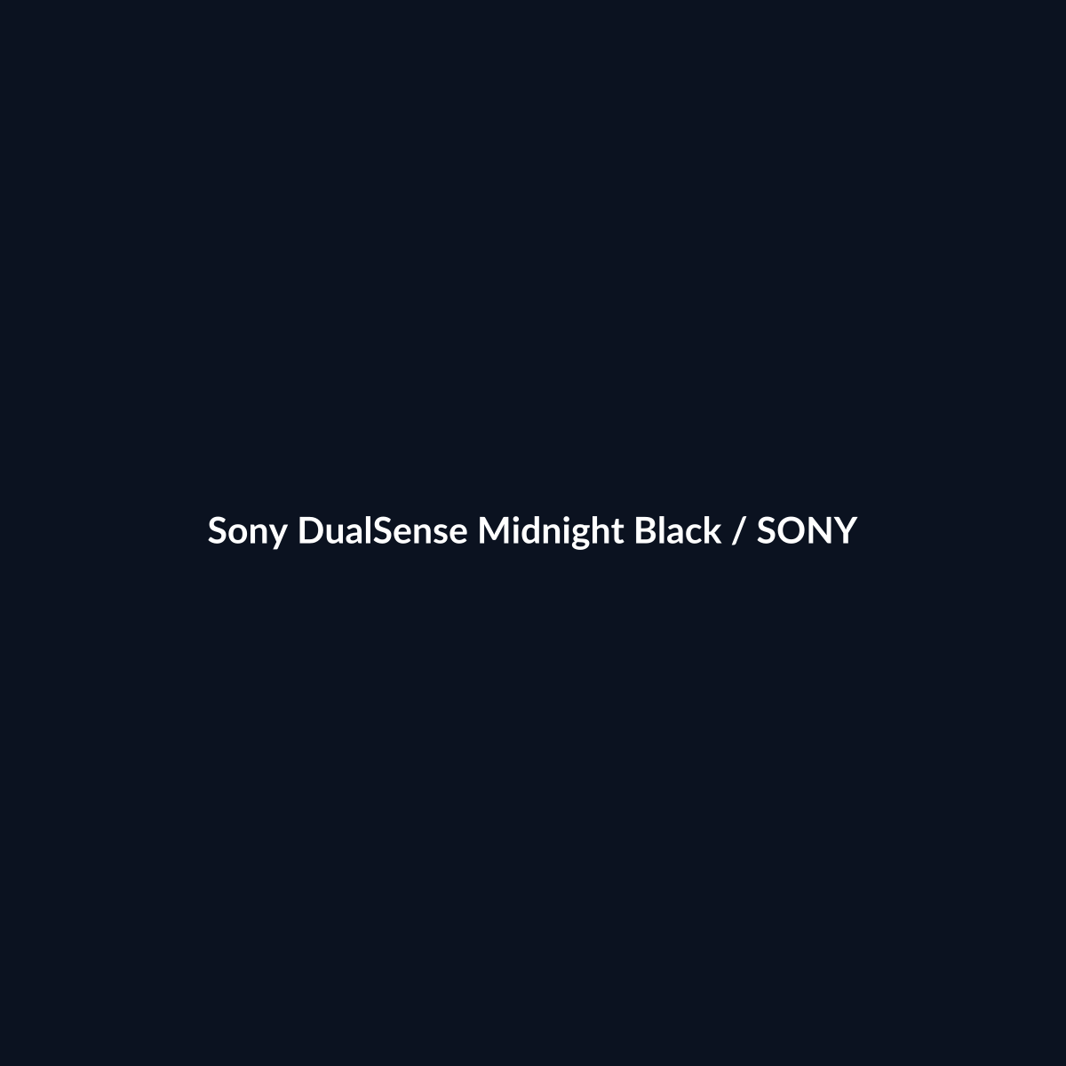 Sony DualSense Midnight Black - Sony - DEALBYTE