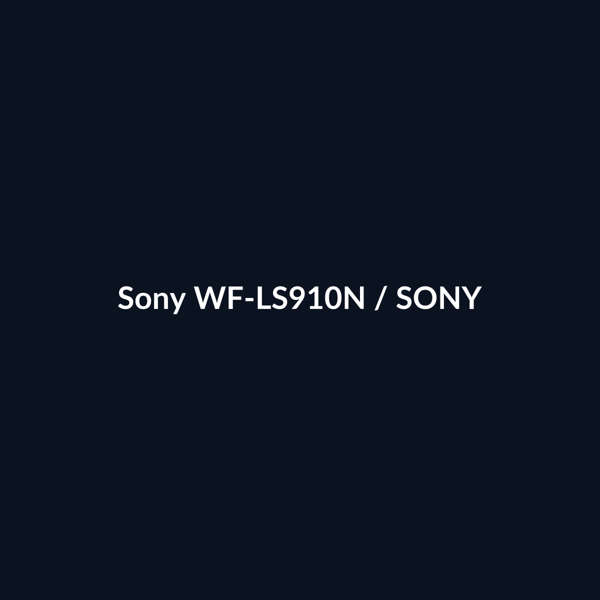Sony WF-LS910N - Sony - DEALBYTE