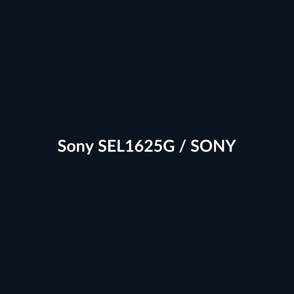 Sony SEL1625G - Sony - DEALBYTE