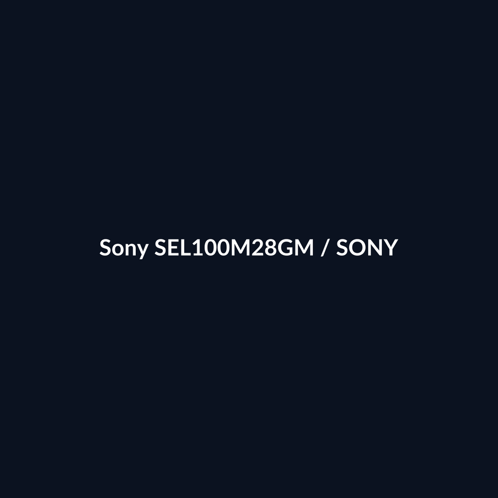 Sony SEL100M28GM - Sony - DEALBYTE