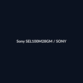 Sony SEL100M28GM - Sony - DEALBYTE