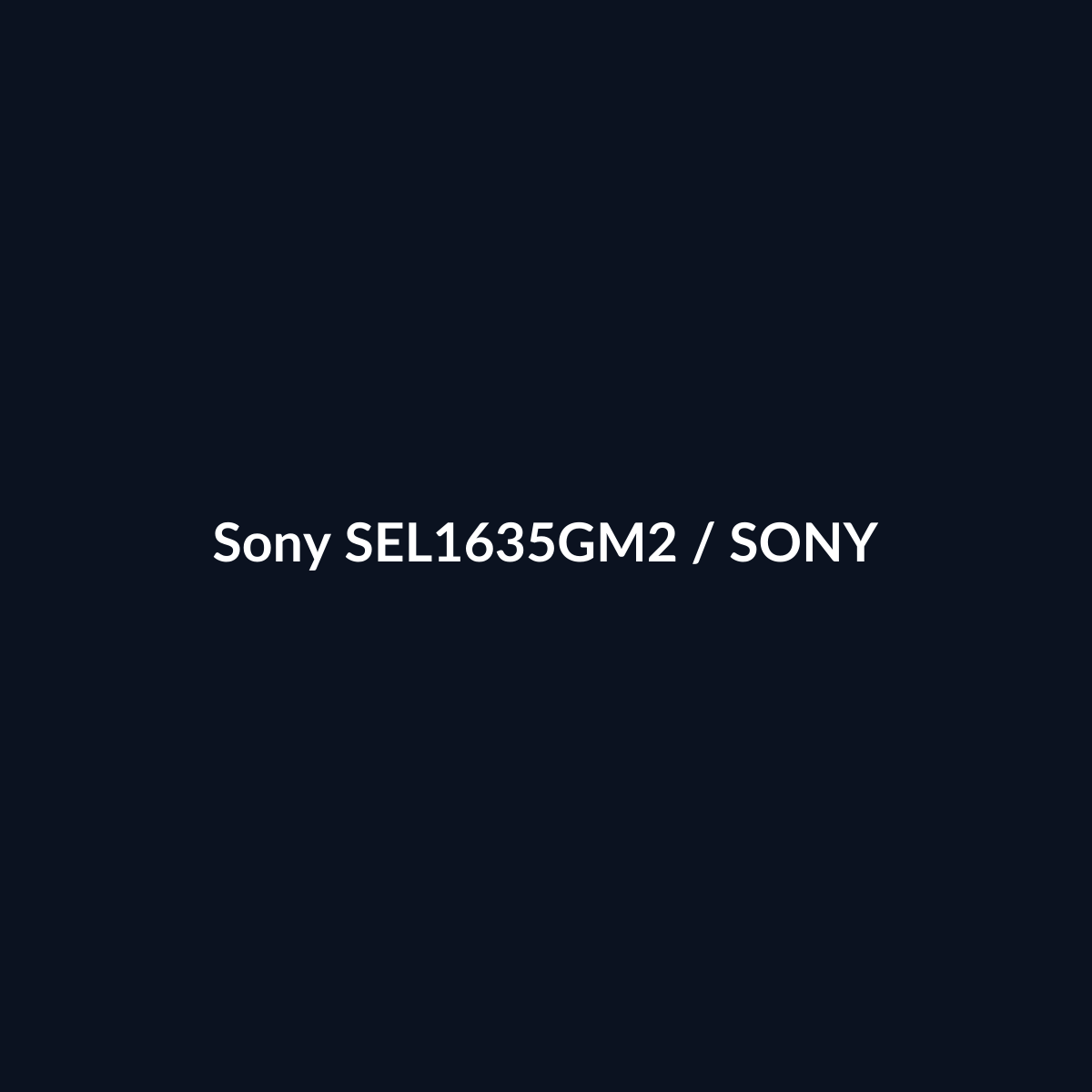 Sony Sony SEL1635GM2 · DEALBYTE · vista 1