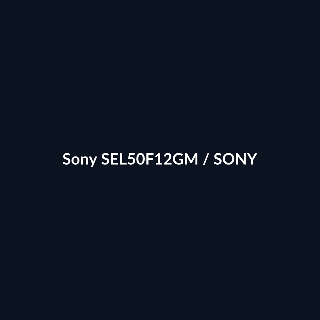 Sony SEL50F12GM - Sony - DEALBYTE