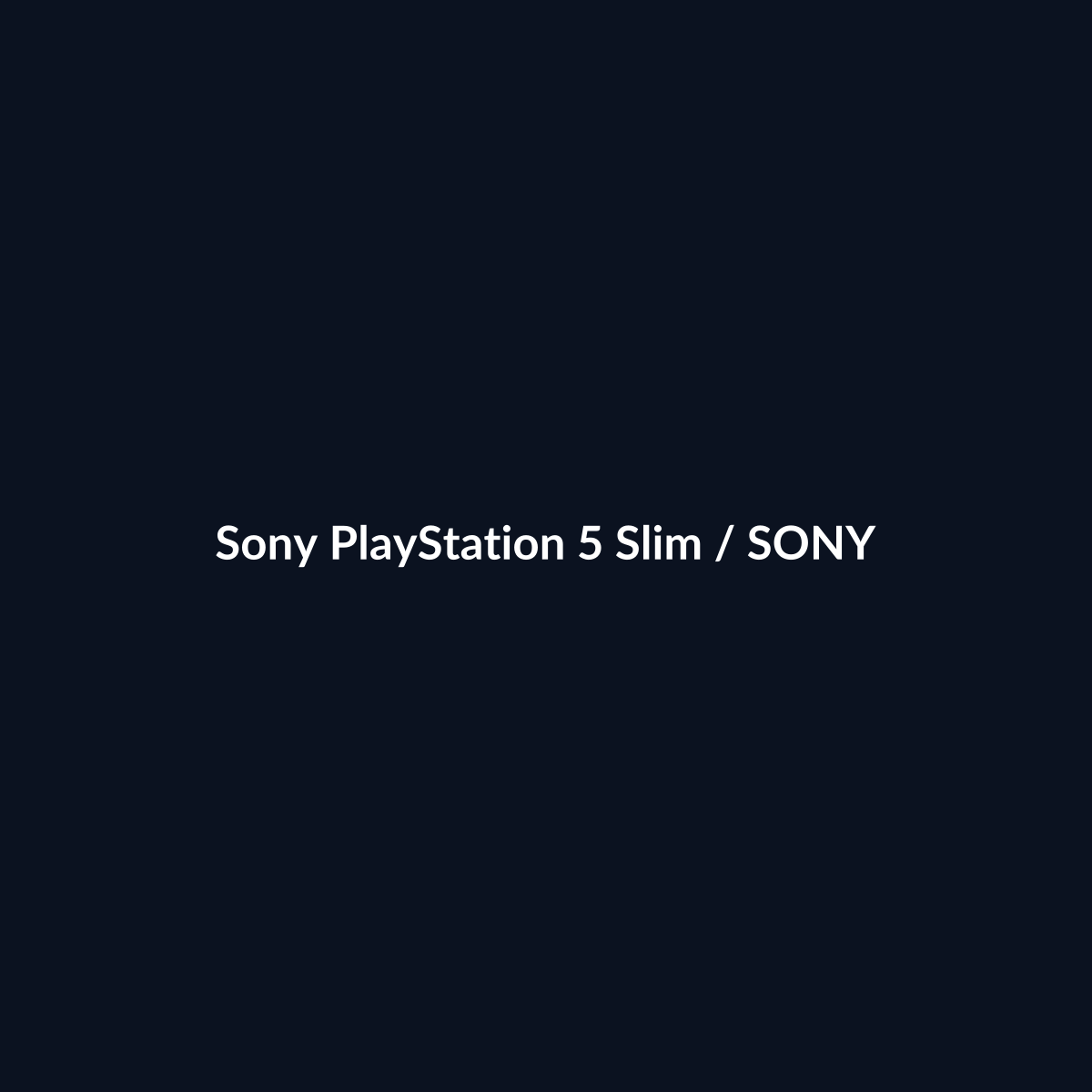 Sony PlayStation 5 Slim - Sony - DEALBYTE