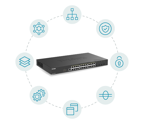 D-Link D-Link DGS-1250-28XP | Switch Smart Managed Gigabit uplinks 10G · DEALBYTE · vista 6
