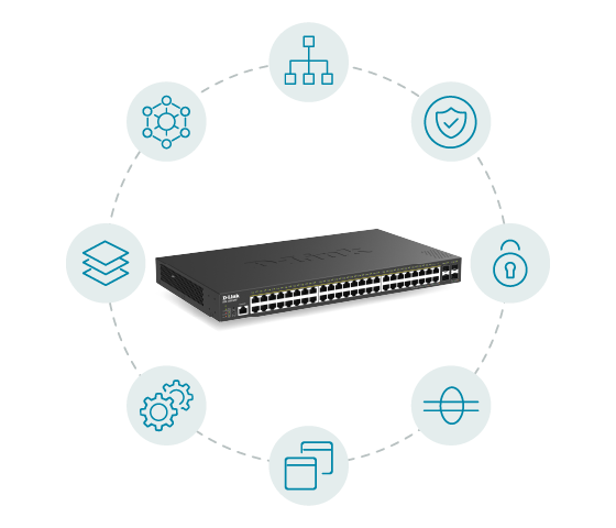 D-Link D-Link DGS-1250-52X | Switch Smart Managed Gigabit uplinks 10G · DEALBYTE · vista 6