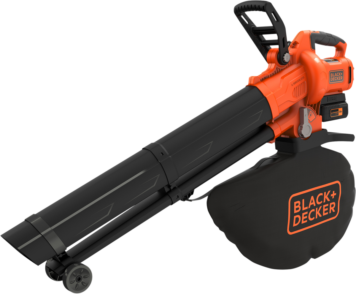 BLACK+DECKER BLACK+DECKER Soplador aspirador triturador 36 V con batería | BCBLV3625L1-QW · DEALBYTE · vista 1