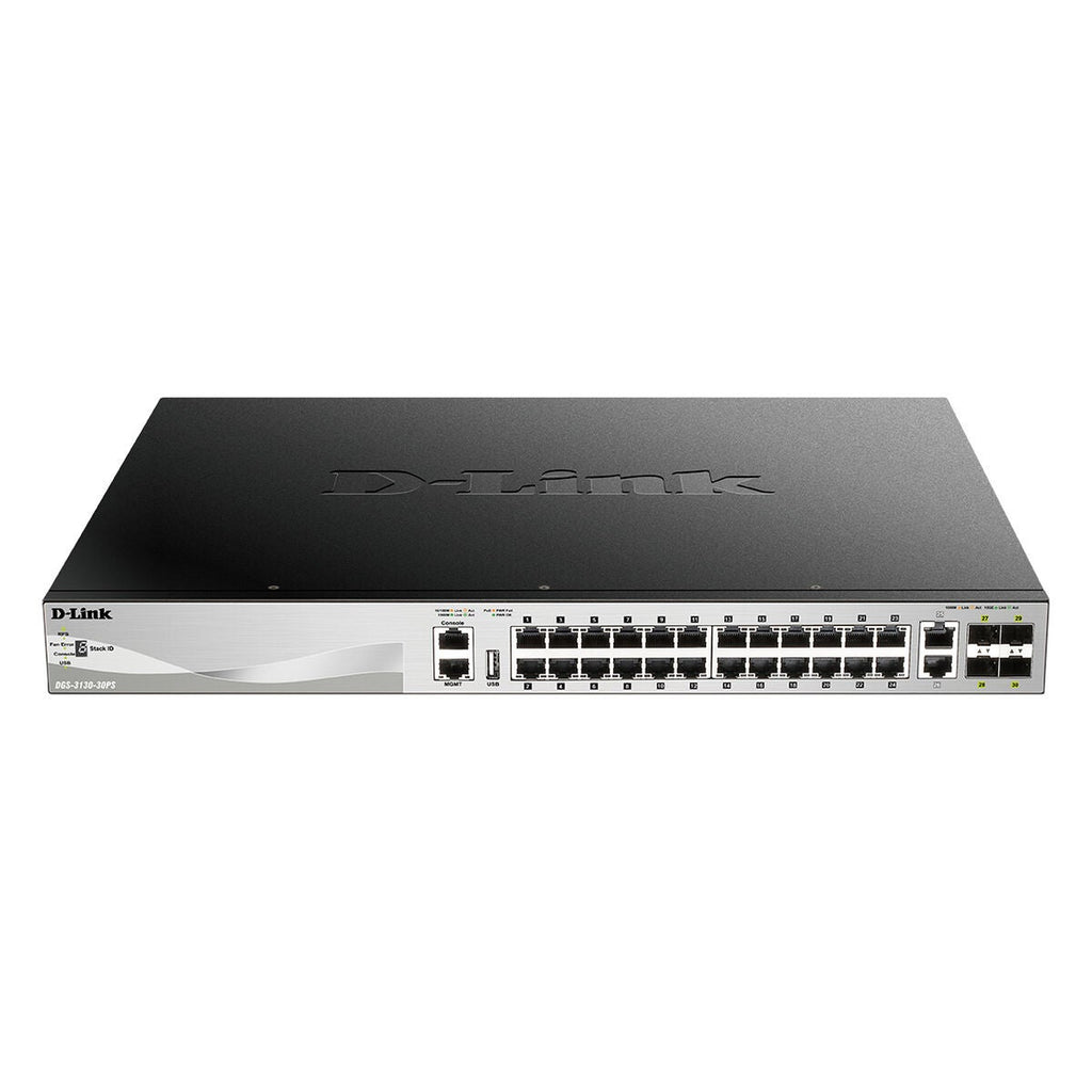 D-Link D-Link DGS-3130-30PS | Switch Managed Layer 3 apilable · DEALBYTE · vista 1
