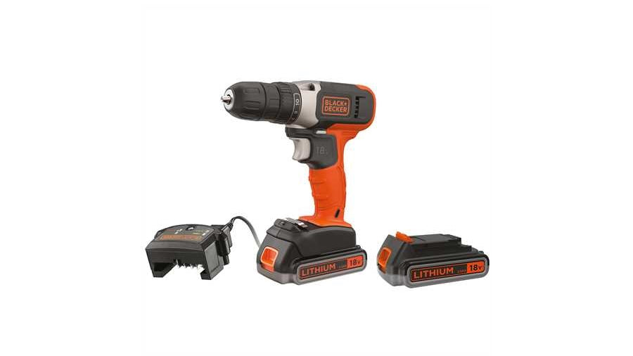 BLACK+DECKER BLACK+DECKER Taladro atornillador 18 V con dos baterías de 2,5 Ah | BCD001E2K-QW · DEALBYTE · vista 2