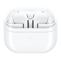 Samsung Galaxy Buds3 Pro Blanco, vista frontal: estuche abierto con los dos auriculares en su interior