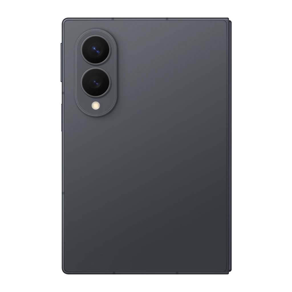 Samsung Galaxy Z Fold8 5G 256GB Grafito, vista trasera: módulo de cámaras oval con dos lentes y flash