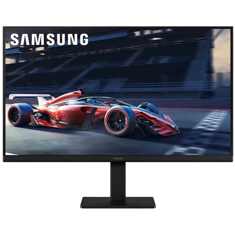 Samsung S30GD 24 pulgadas, pantalla LCD IPS Full HD 100 Hz en color negro, diseño de biseles finos y base rectangular