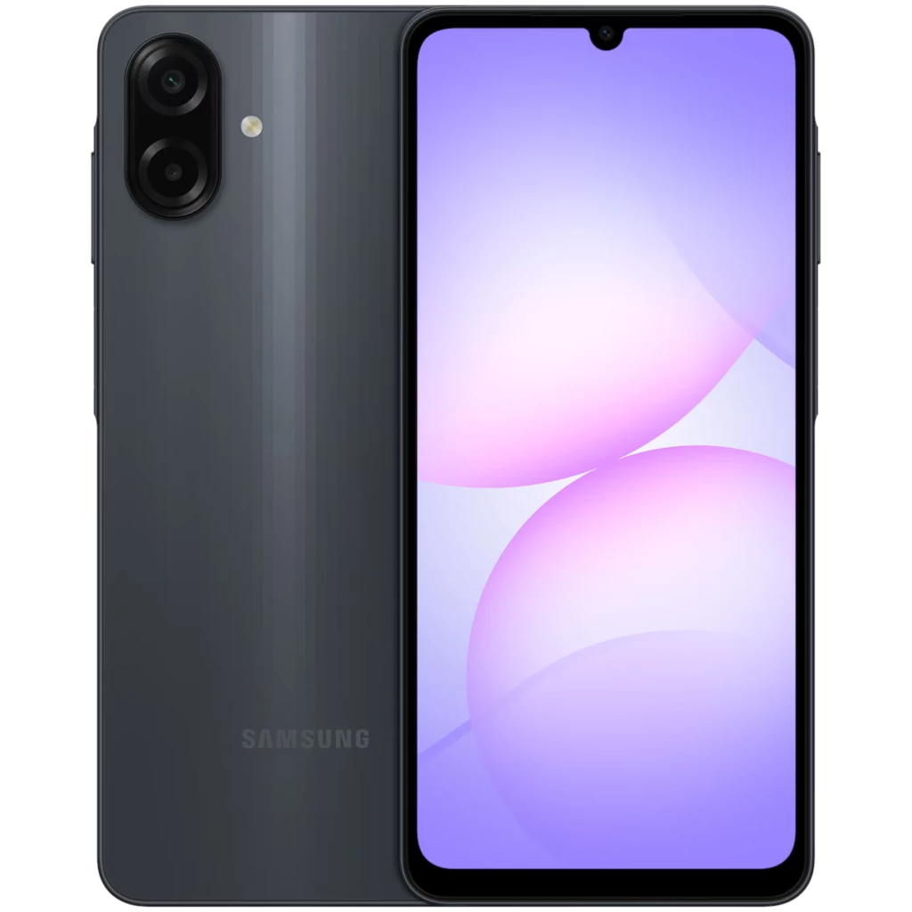 Samsung Galaxy A07 4G 128GB Negro Pantalla PLS LCD HD+ 4GB de RAM Cámara 50MP