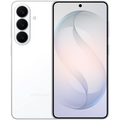 Samsung Galaxy S26 5G blanco, triple cámara vertical, pantalla Dynamic AMOLED con biseles finos, 256GB, 12GB RAM, compatible