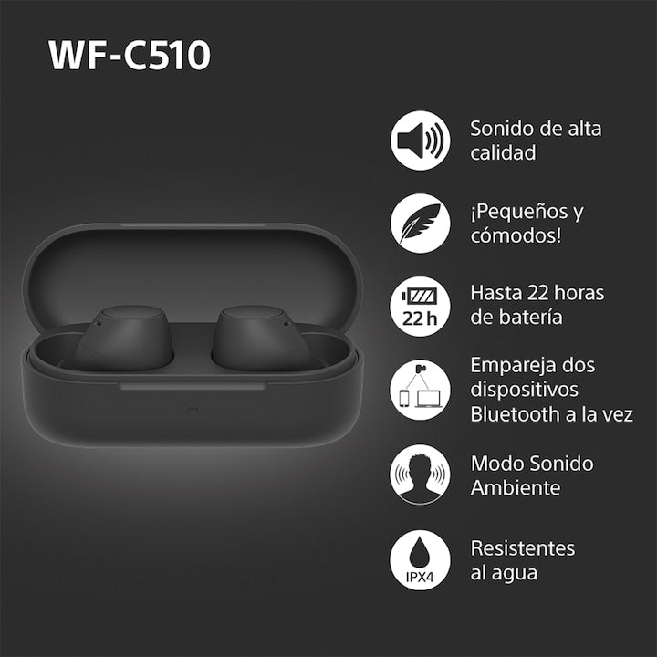 Sony Sony WF-C510 · Negro · DEALBYTE · vista 4